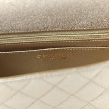 Chanel Metallic Lambskin Quilted Mini Rectangular Flap Gold 8 of 10