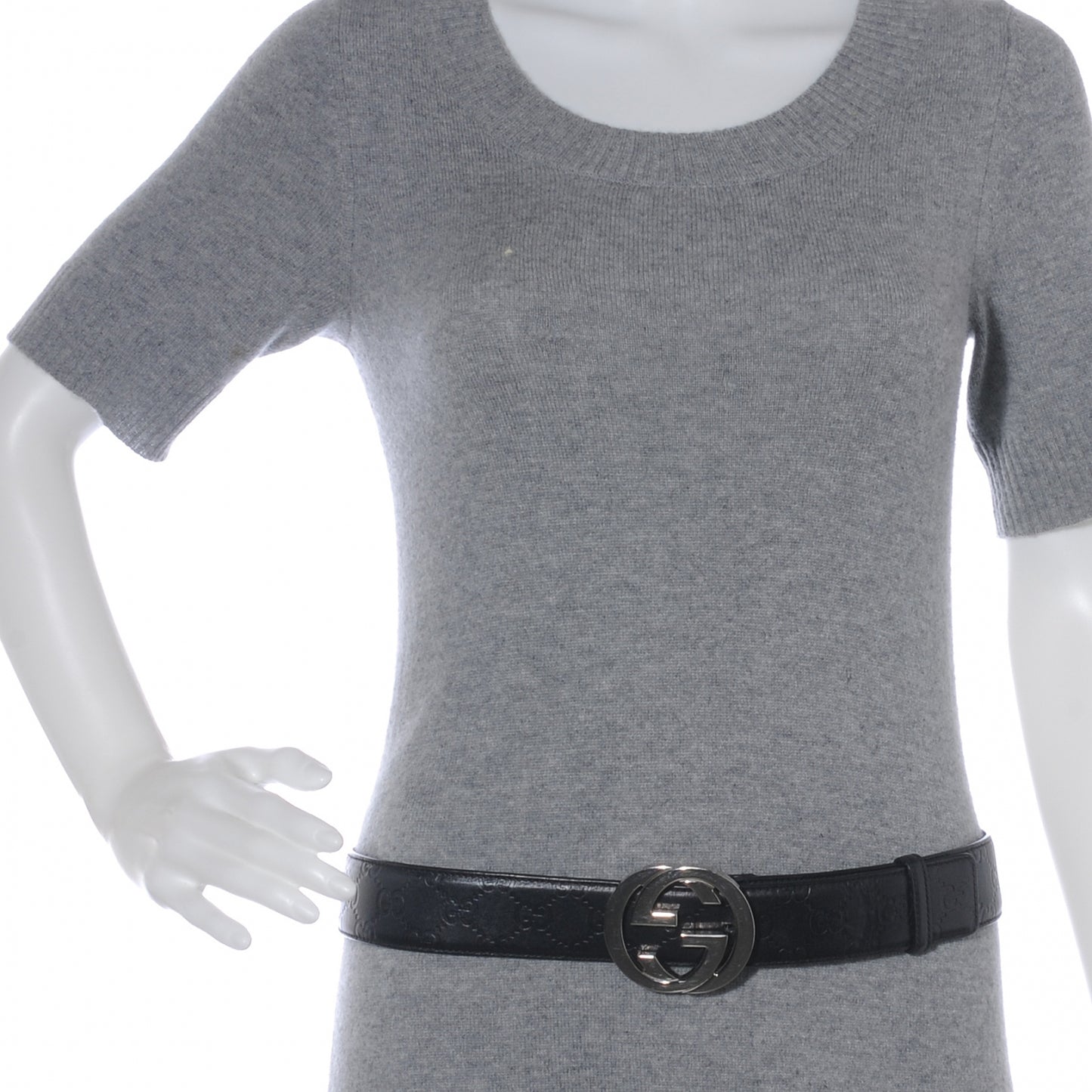 Guccissima GG Belt Black 90 36