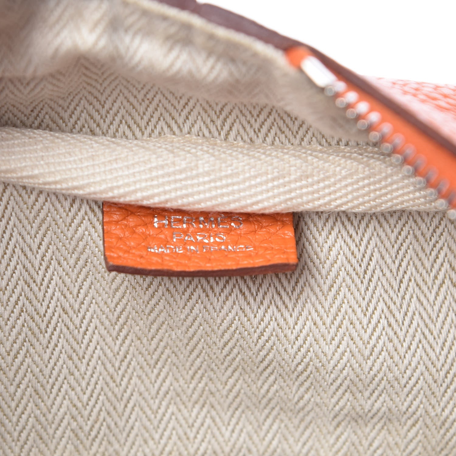 Hermes Taurillon Clemence Victoria II 35 Orange 6 of 12