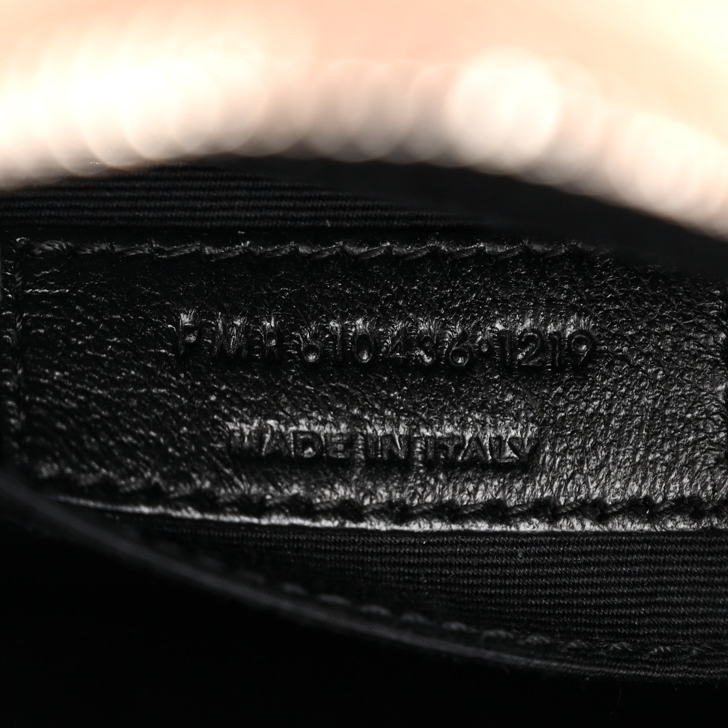 Saint Laurent SAINT LAURENT Grain De Poudre Matelasse Chevron Quilted Round Vinyle Camera Bag Gold Sand 6 of 9