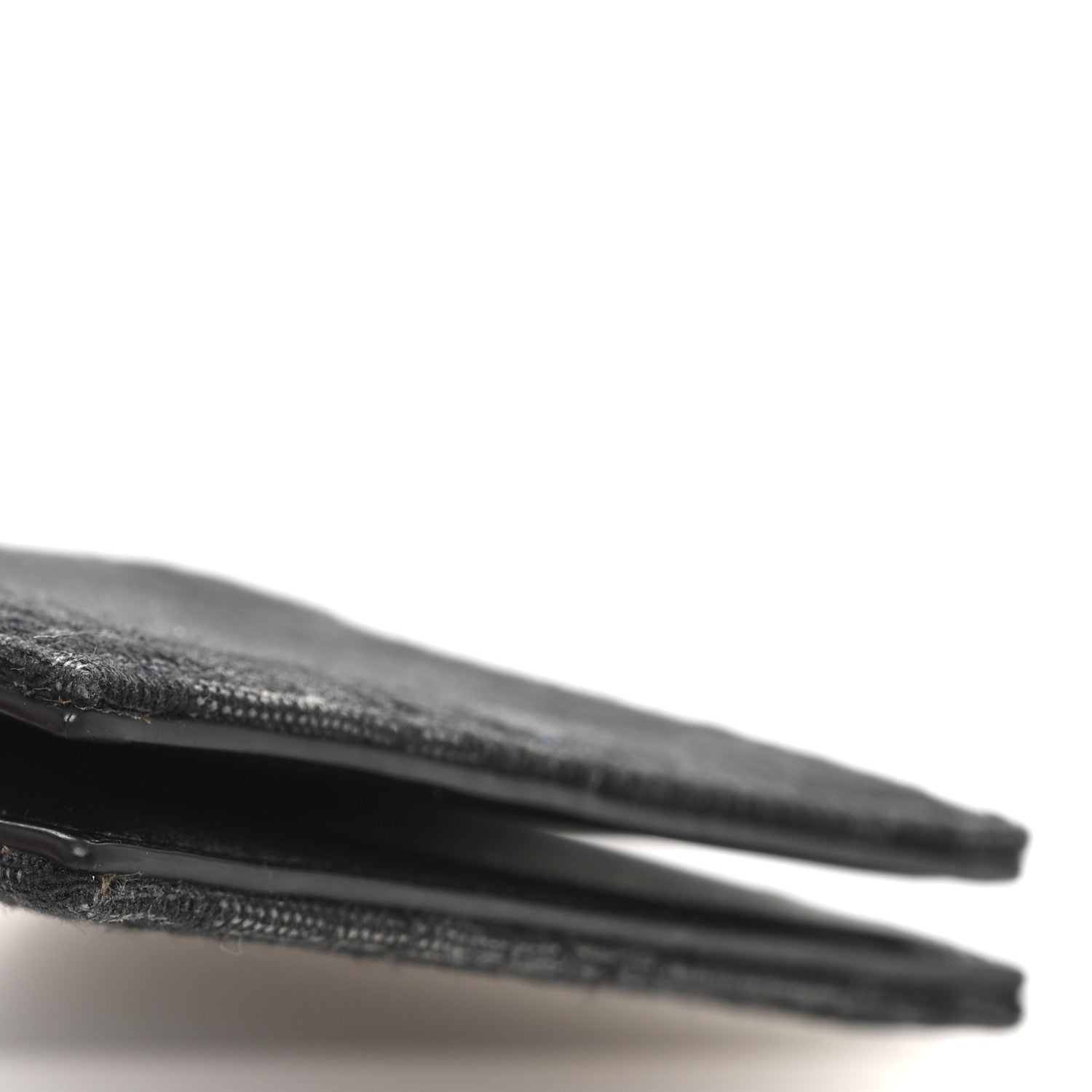 Christian Dior Oblique Bi-Fold Card Holder Black 8 of 9