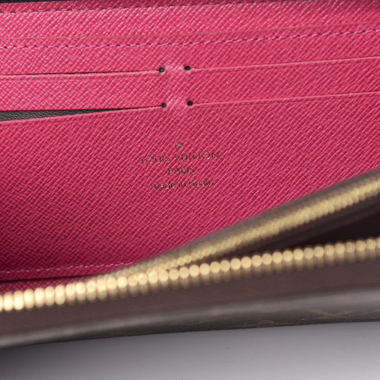 Louis Vuitton Monogram Clemence Wallet Hot Pink 6 of 8