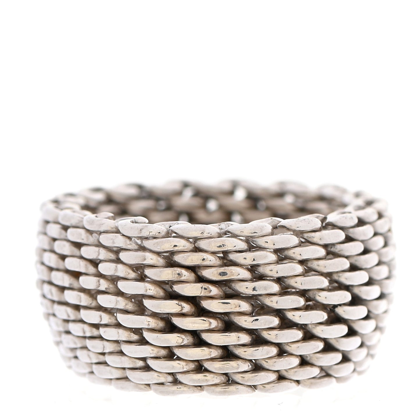 Sterling Silver Somerset Mesh Ring 55 7.25