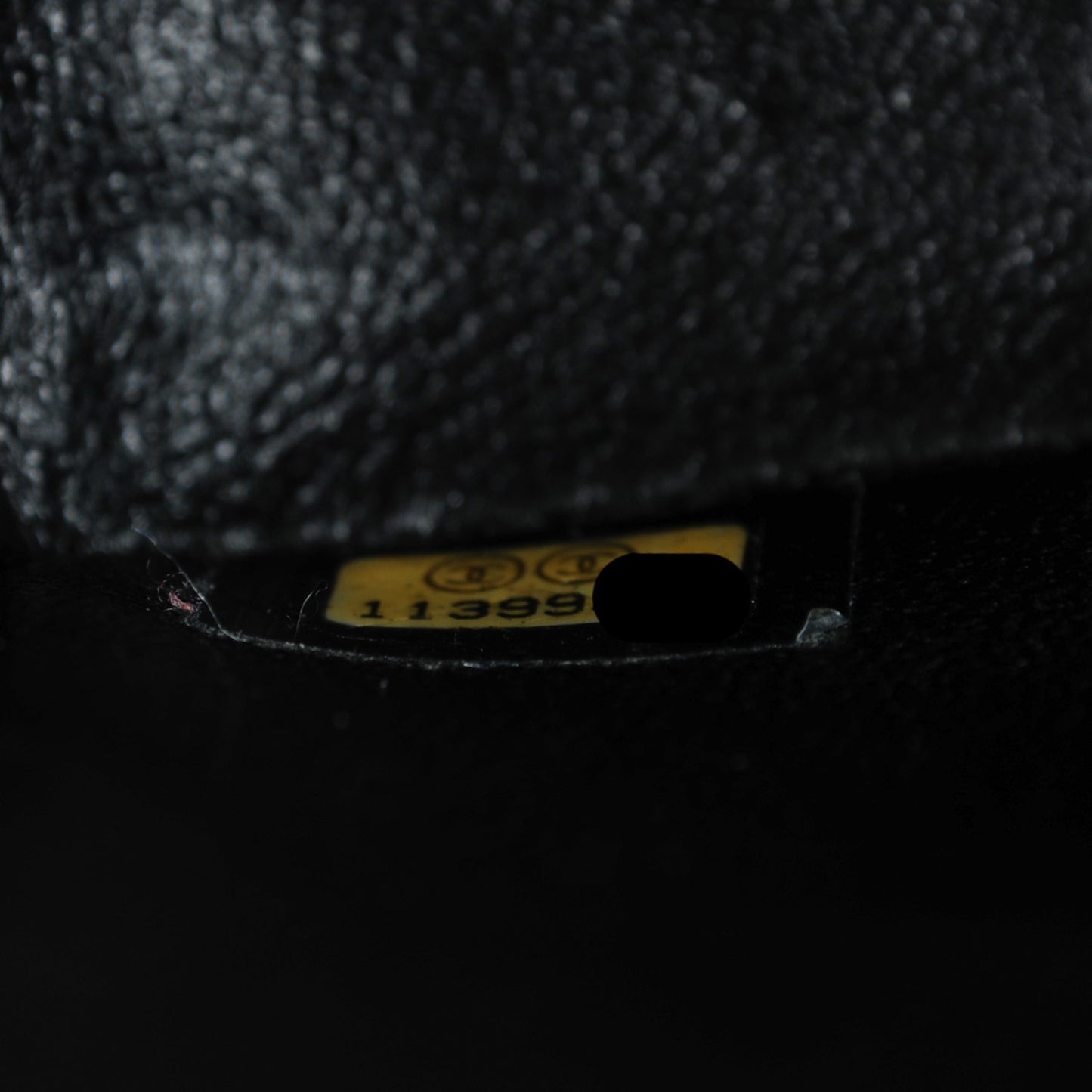 Caviar Quilted Mini Square Flap Black