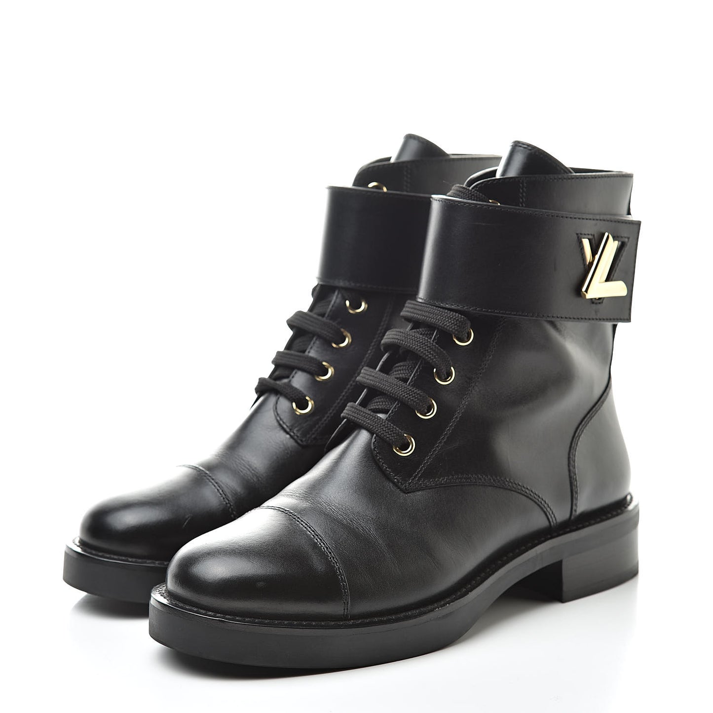 Calfskin Wonderland Ranger Boots 37 Black