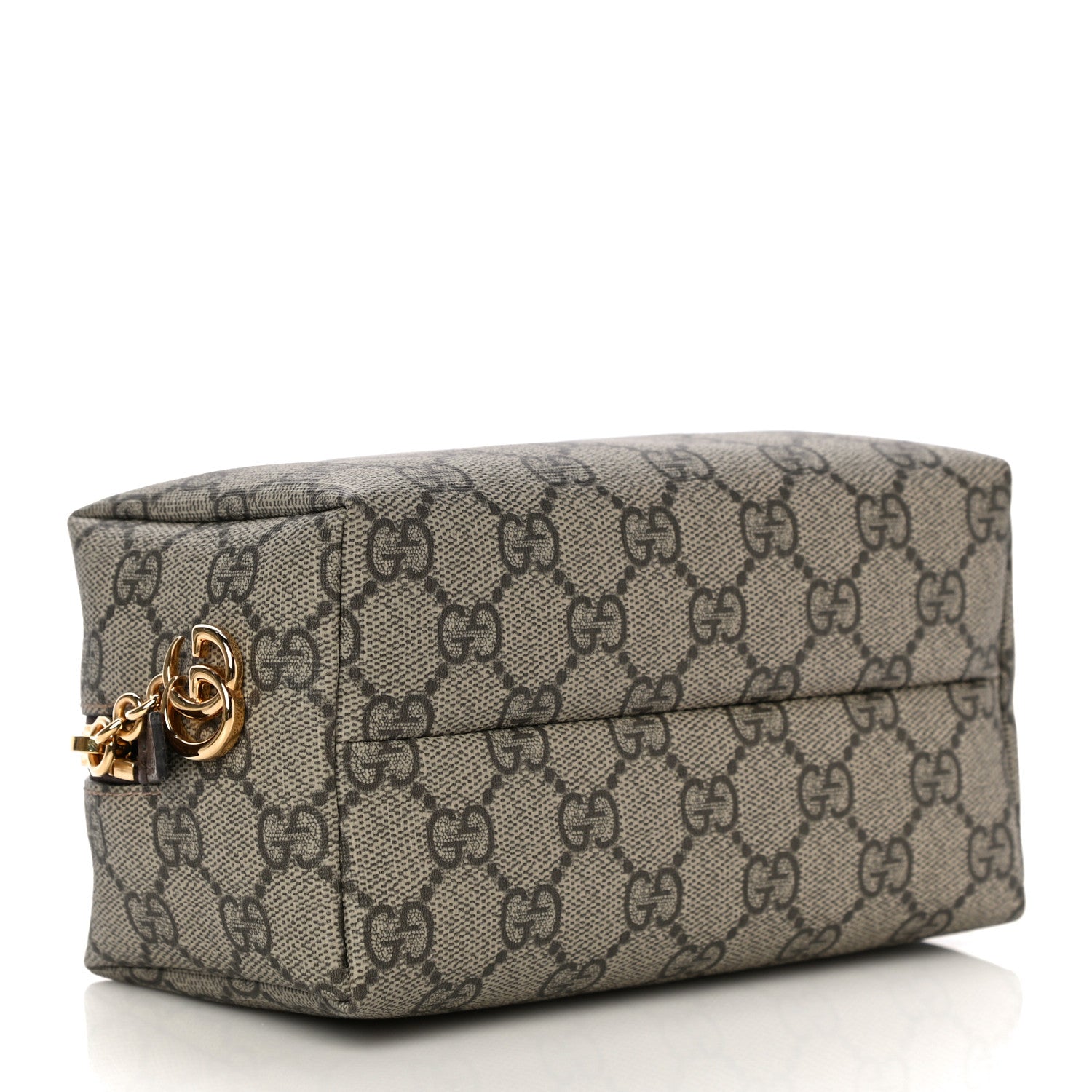 Gucci Soft GG Supreme Monogram Calfskin Medium Ophidia Cosmetic Case Beige Ebony New Acero 3 of 10