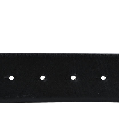Valentino Garavani Glossy Calfskin VLogo Reversible 30mm Belt 85 34 Saddle Brown Black 4 of 5