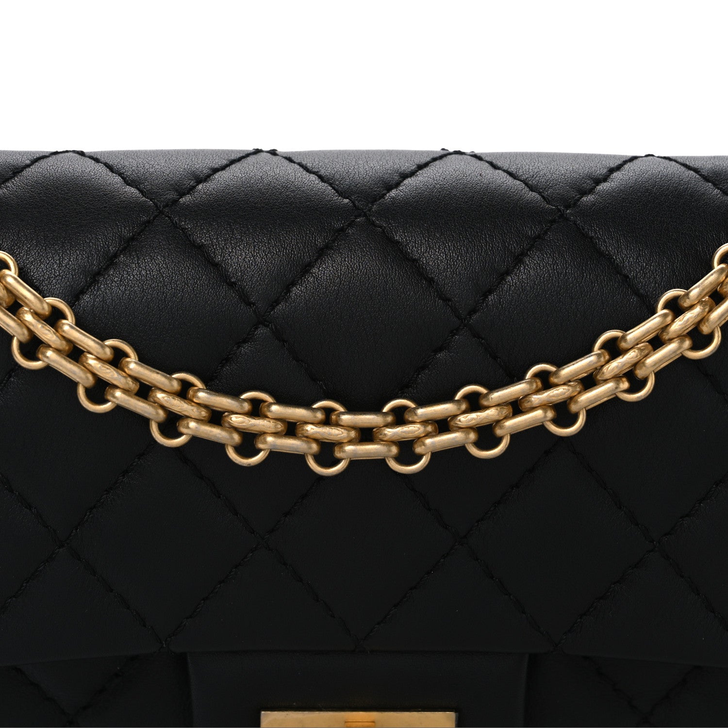 Chanel Calfskin Quilted 2.55 Reissue Mini Flap Black 8 of 10