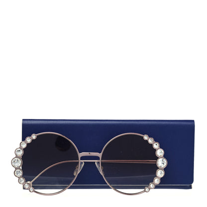 Fendi Crystal Round Sunglasses FF0324/S Rose 8 of 8