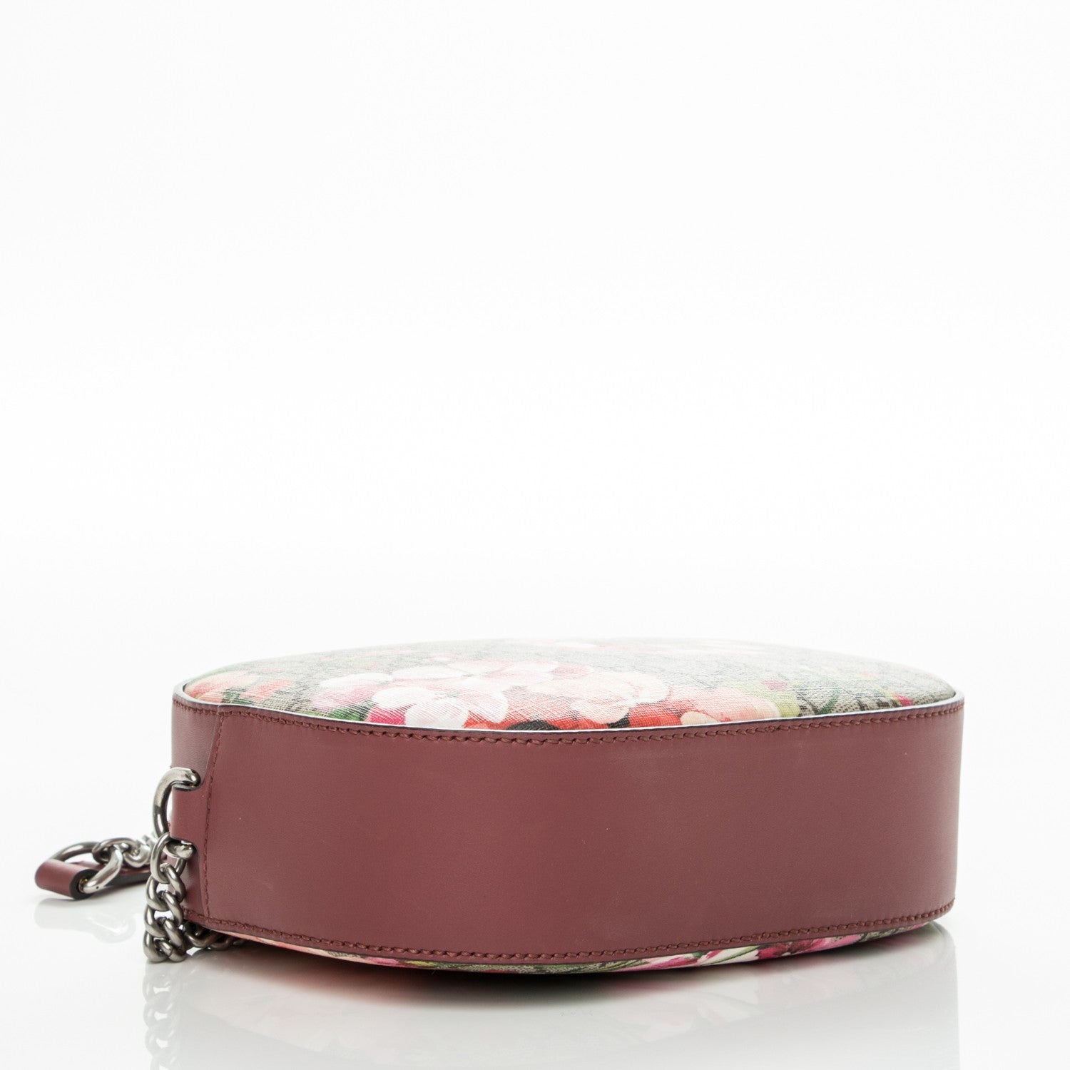 Gucci GG Supreme Monogram Blooms Mini Chain Shoulder Bag Beige Multicolor Dry Rose 4 of 7