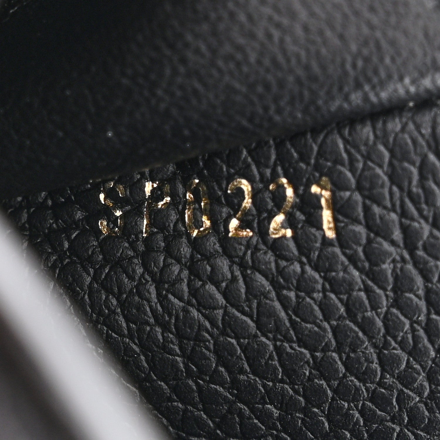 Louis Vuitton Empreinte Zoe Wallet Black 7 of 9