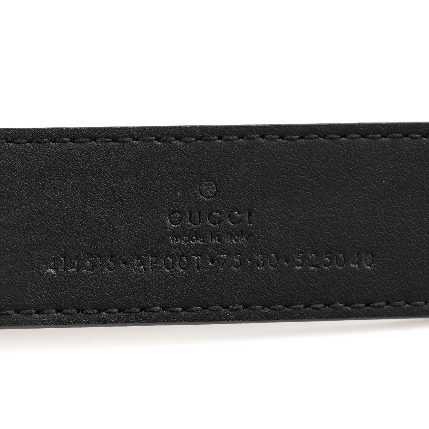 Gucci Calfskin Double G 30mm Belt 75 30 Black 5 of 7