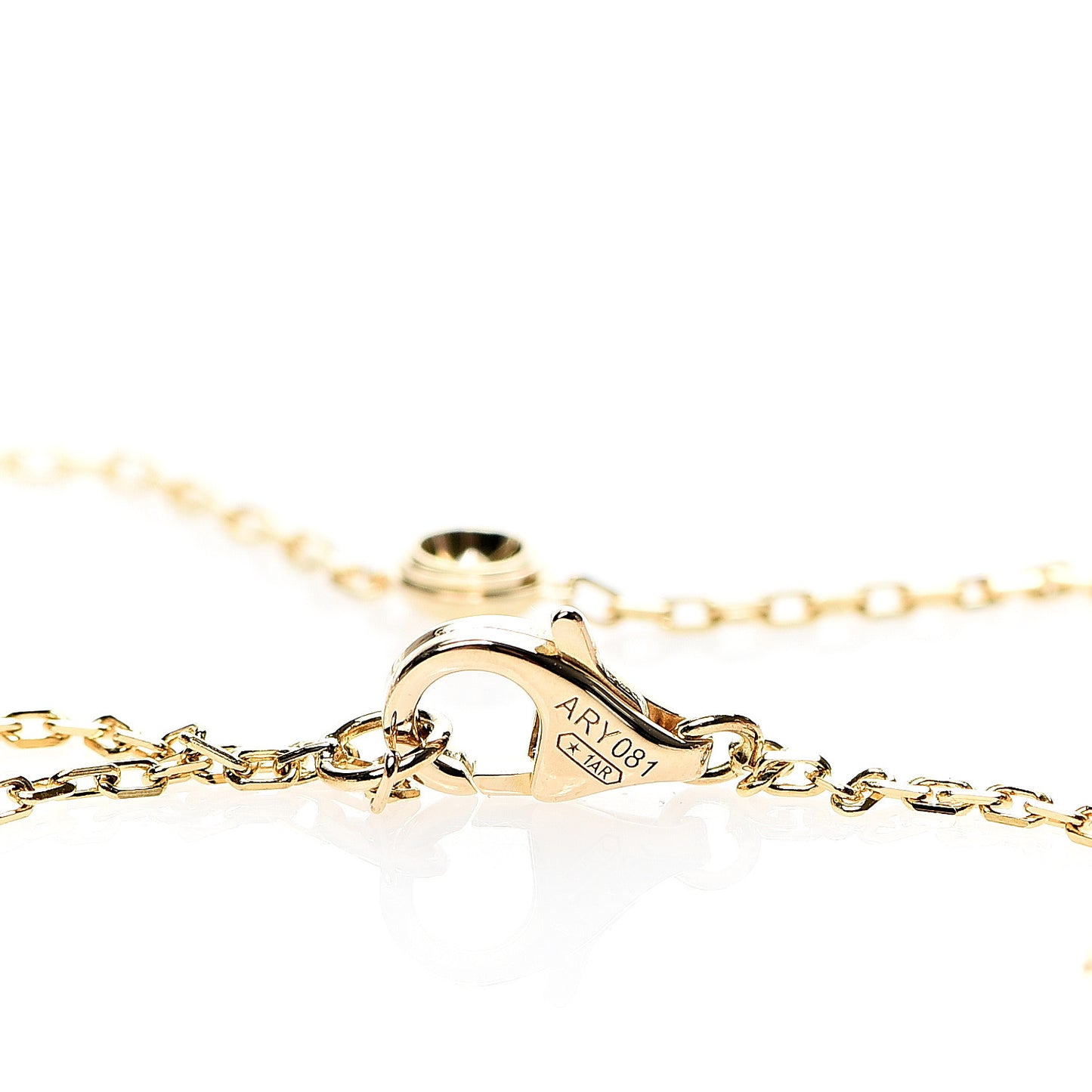 18K Yellow Gold Diamond SM D'Amour Pendant Necklace
