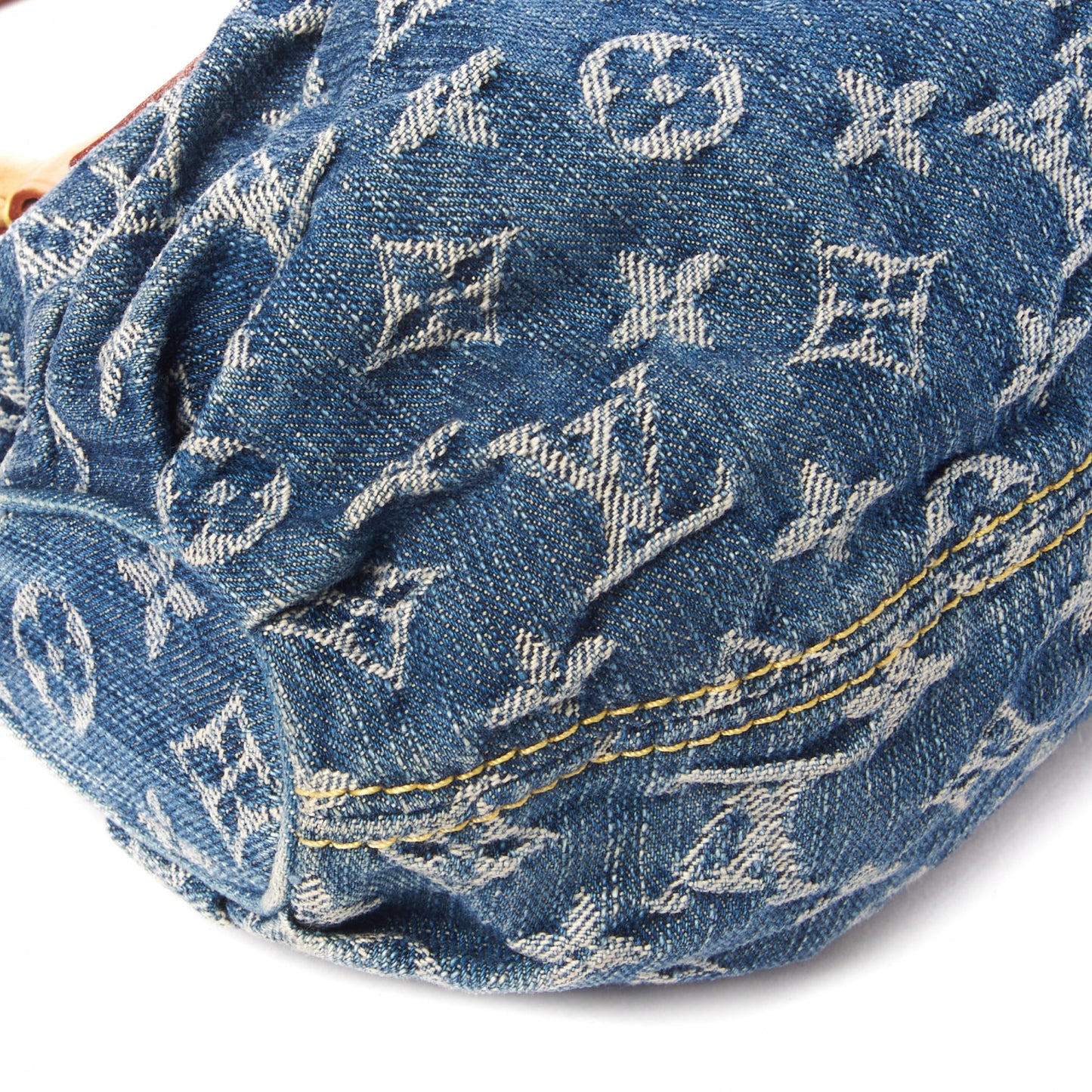 Monogram Denim Pleaty Blue