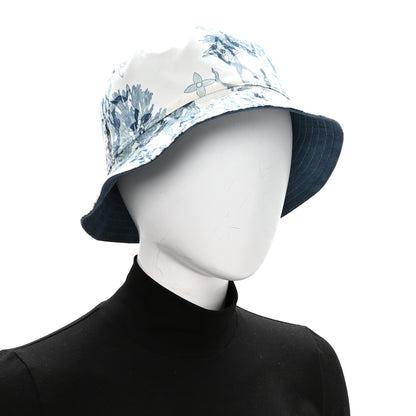 Louis Vuitton Cotton LV Play Monogram Aquagarden Reversible Bucket Hat Blue 2 of 14