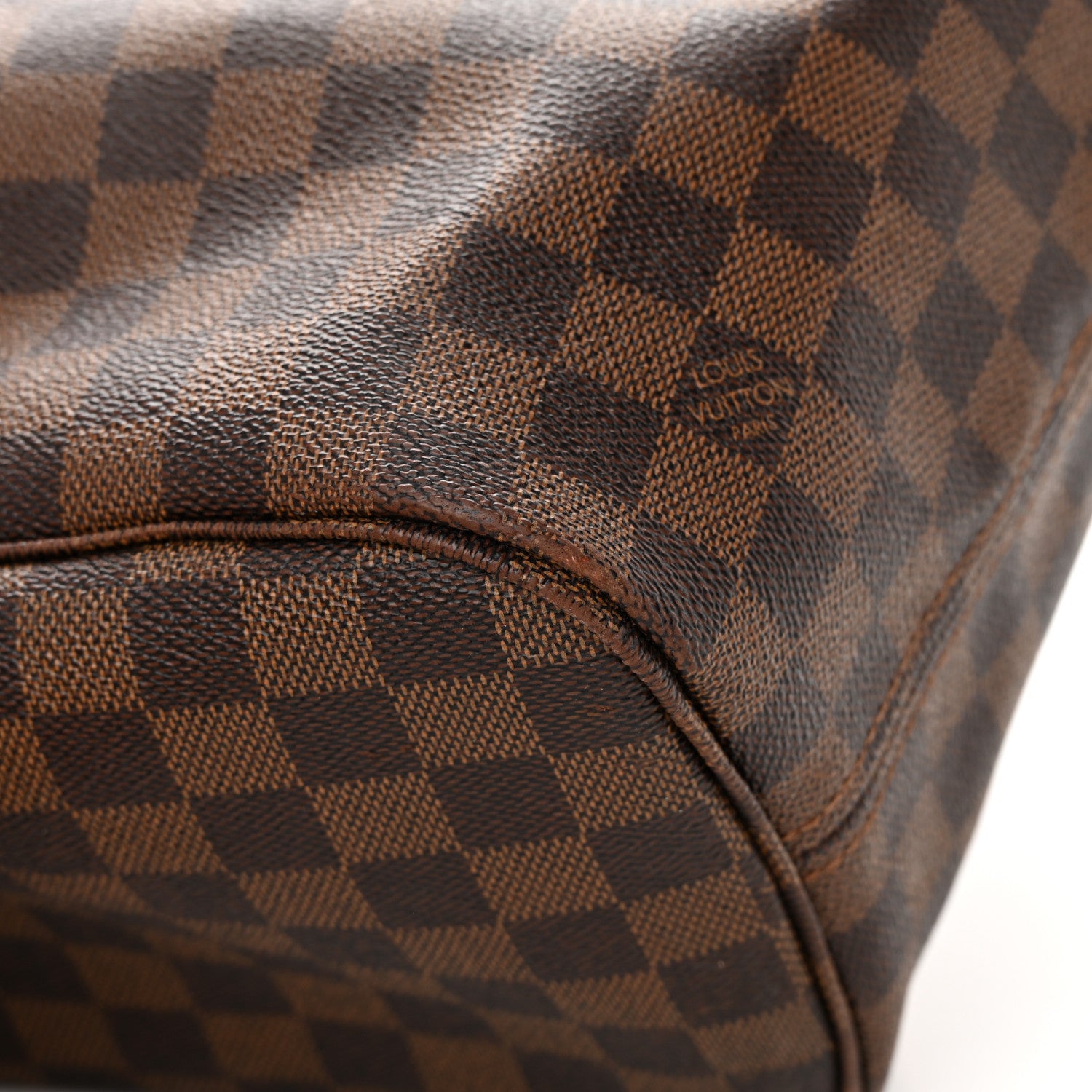 Louis Vuitton Damier Ebene Neo Neverfull MM Rose Ballerine 17 of 26