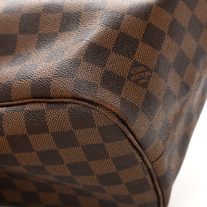 Louis Vuitton Damier Ebene Neo Neverfull MM Rose Ballerine 17 of 26