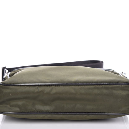Prada Tessuto Nylon Flat Messenger Bag Militare 10 of 10