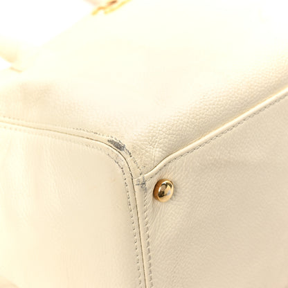 Chanel Caviar Cerf Executive Shopper Tote White 16 of 17