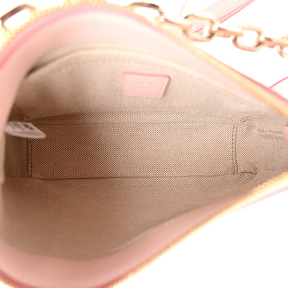 MCM Visetos Nappa Mini Delmy Chain Shoulder Bag Powder Pink 5 of 9