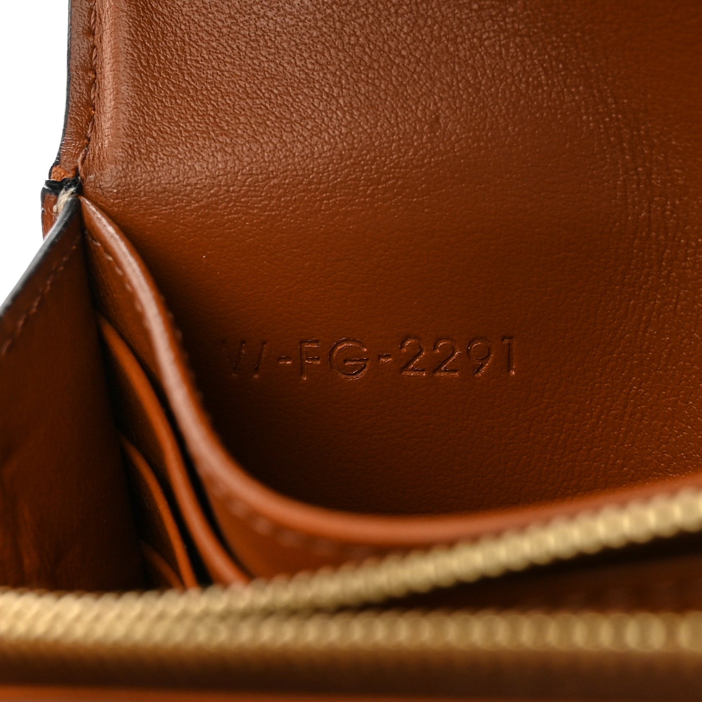 Canvas Triomphe Continental Wallet Tan