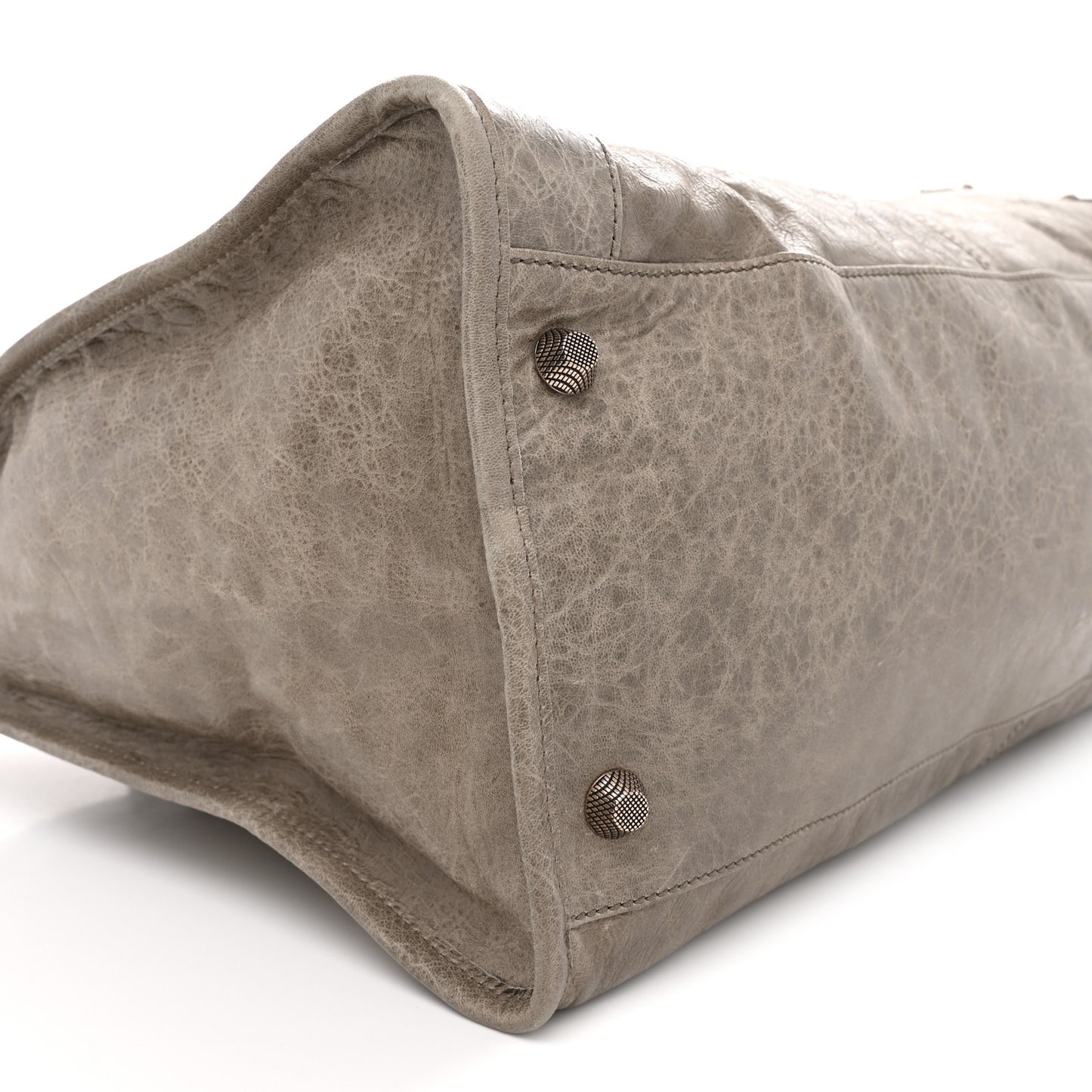 Agneau Giant 21 Rose Gold Hardware Weekender Gris Poivre