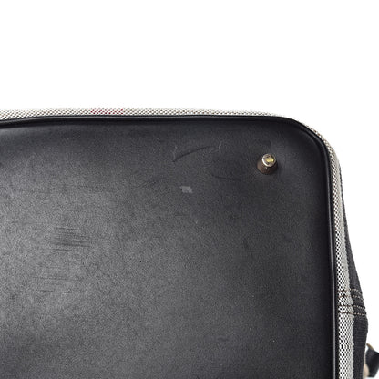 Burberry Canvas Mega Check Medium Ashby Hobo Black 12 of 15