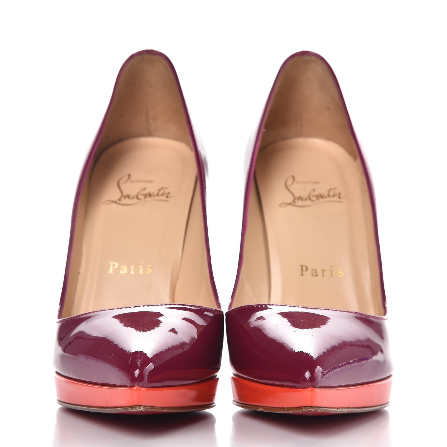 Christian Louboutin Patent Pigalle Plato 120 Pumps 35 Multi 2 of 10