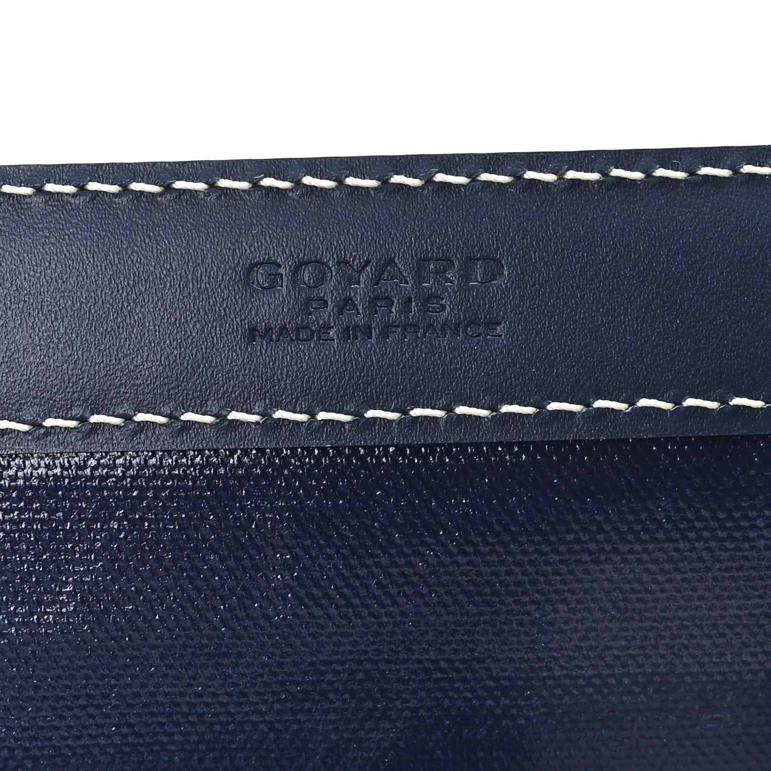 Goyard Goyardine Bellechasse Biaude MM Tote  Navy Blue 6 of 10