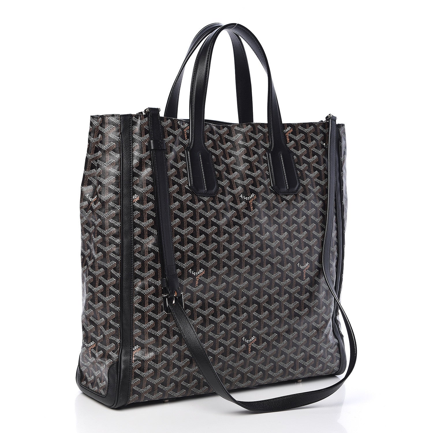 Goyard Goyardine Voltaire Tote Black 3 of 12