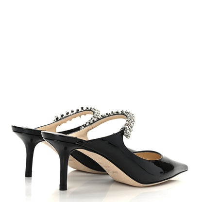 Jimmy Choo Patent Crystal Bing 65 Pumps 35 Black 4 of 7