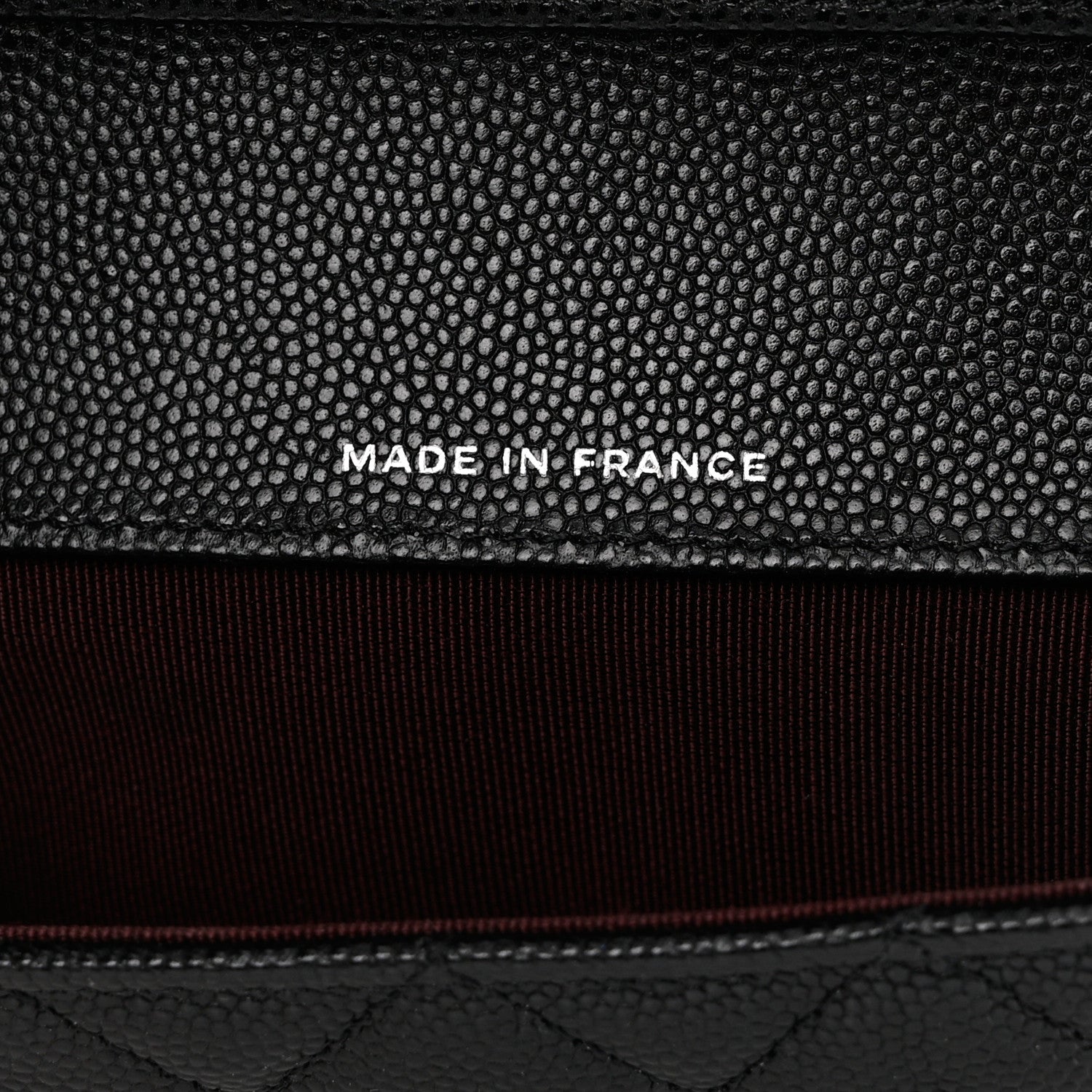Chanel Caviar Quilted Glasses Case With Chain Black 7 of 12