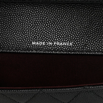 Chanel Caviar Quilted Glasses Case With Chain Black 7 of 12
