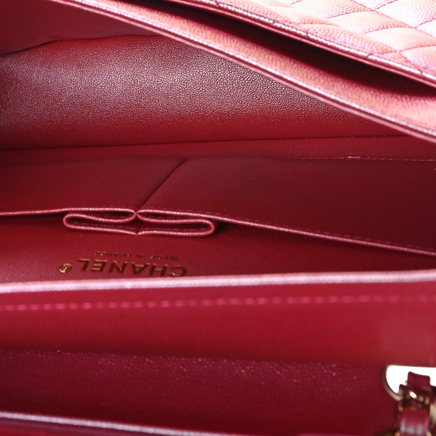 Chanel Iridescent Caviar Quilted Medium Double Flap Pink 4 of 9