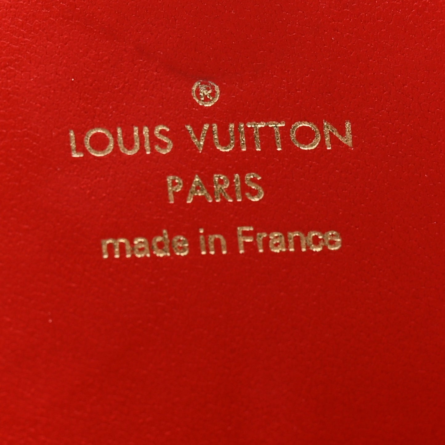 Monogram Medium Kirigami Pochette Insert Coquelicot