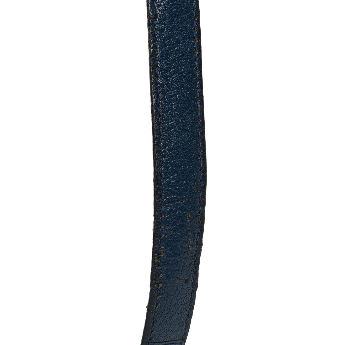 Vitello Phenix Madras Shoulder Bag Cobalto Marea