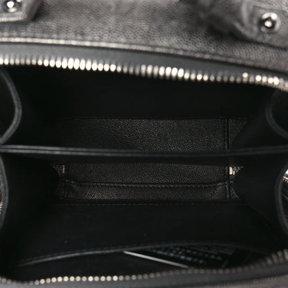 Chanel Caviar Quilted Small CC Filigree Vanity Case Dark Grey 5 of 9