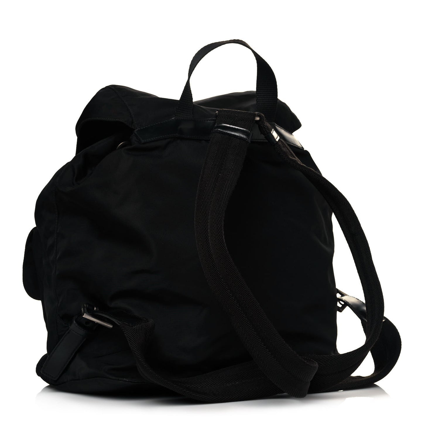 Nylon Vela Medium Backpack Black