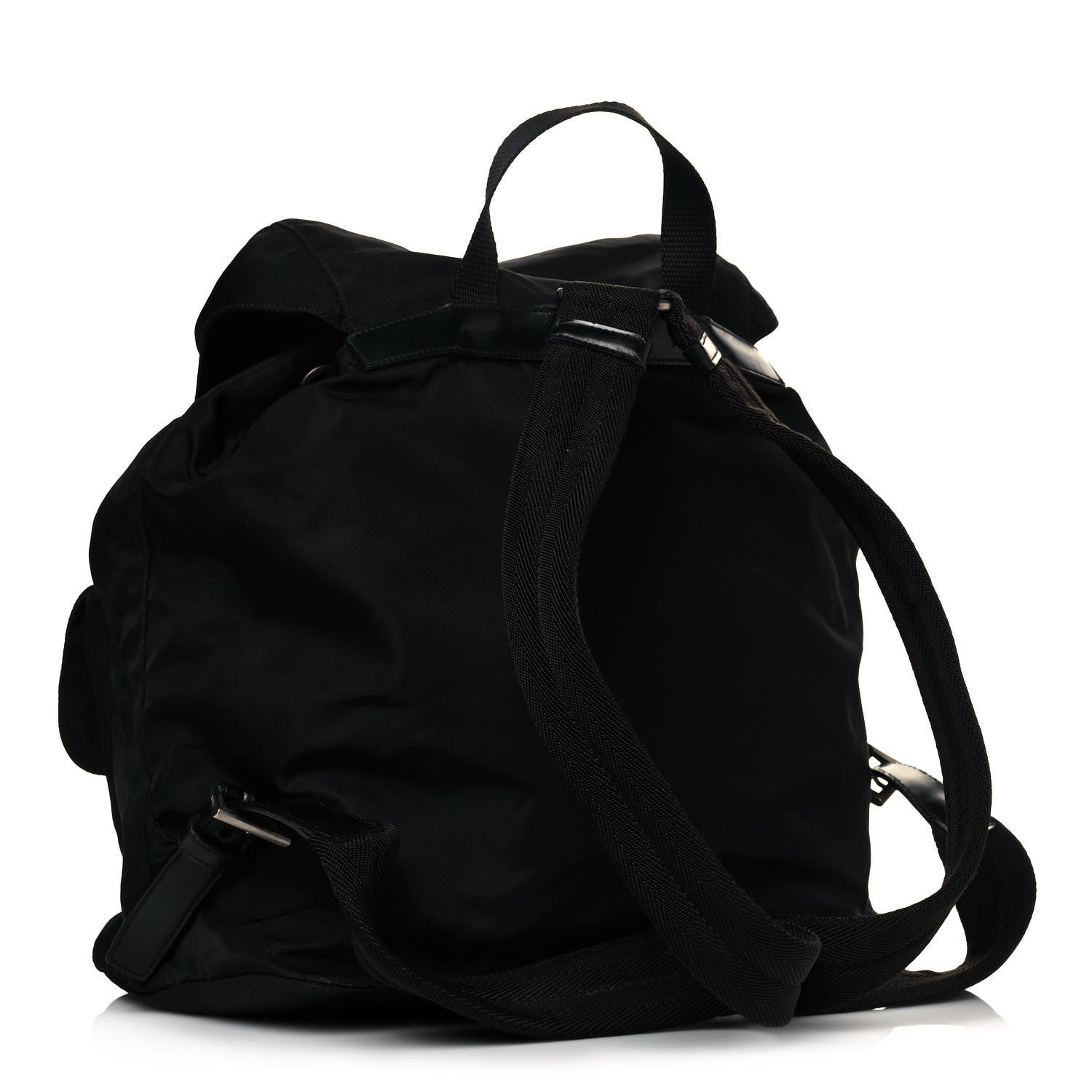 Prada Nylon Vela Medium Backpack Black 2 of 9