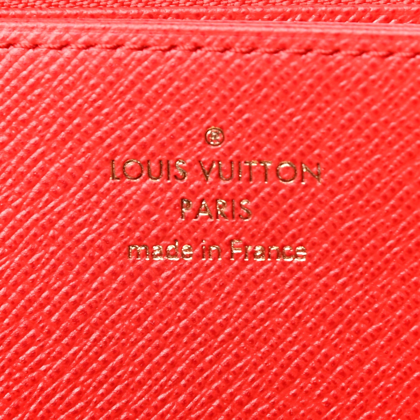 Monogram Zippy Wallet Coquelicot