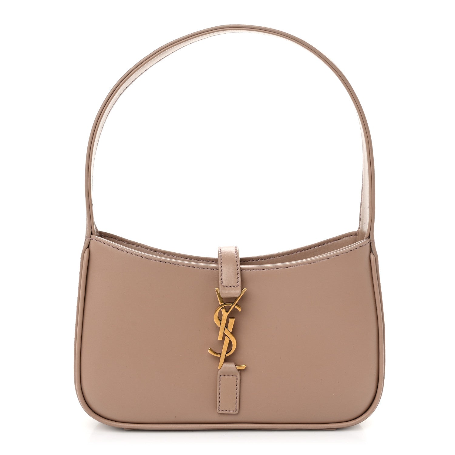 Saint Laurent Smooth Calfskin Le 5 A 7 Mini Hobo Rosy Sand 1 of 10