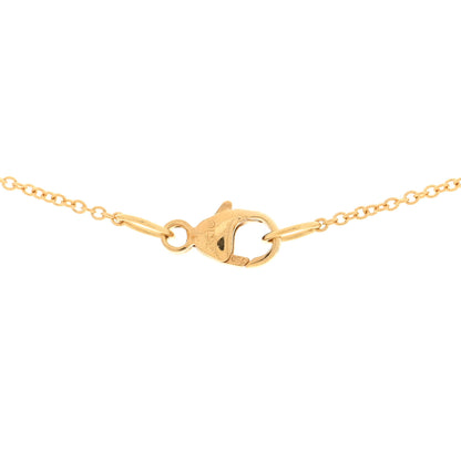 David Yurman 18K Yellow Gold Blue Sapphire Diamond Evil Eye Necklace 4 of 5