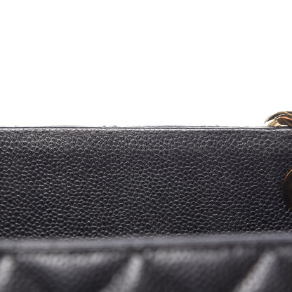 Chanel Caviar Quilted Grand Shopping Tote GST Black 9 of 22
