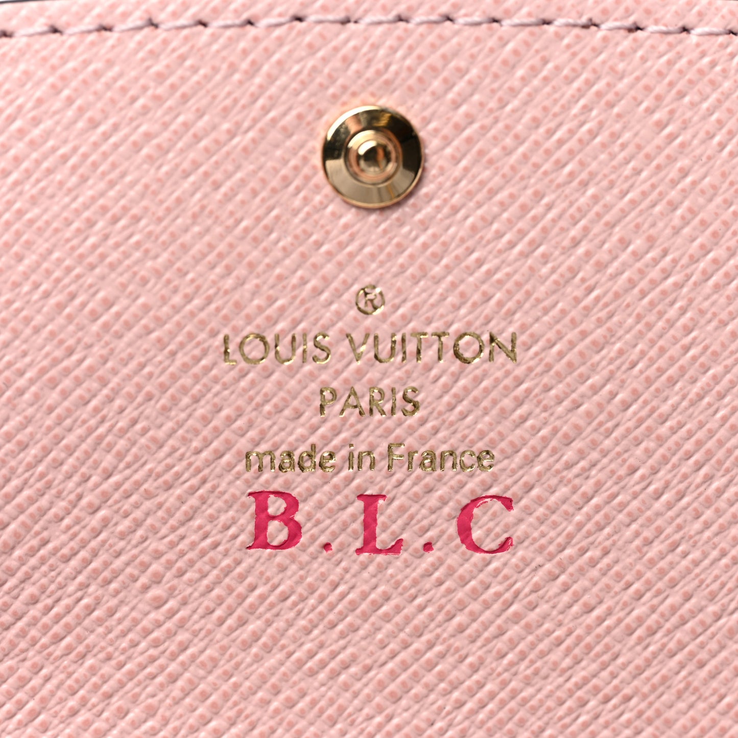 Monogram Emilie Wallet Rose Ballerine
