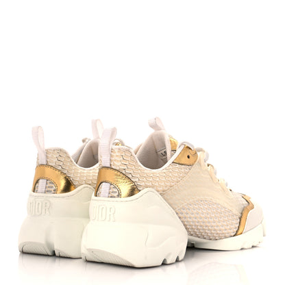 Christian Dior Mesh D-Connect Sneakers 39 Gold 4 of 10