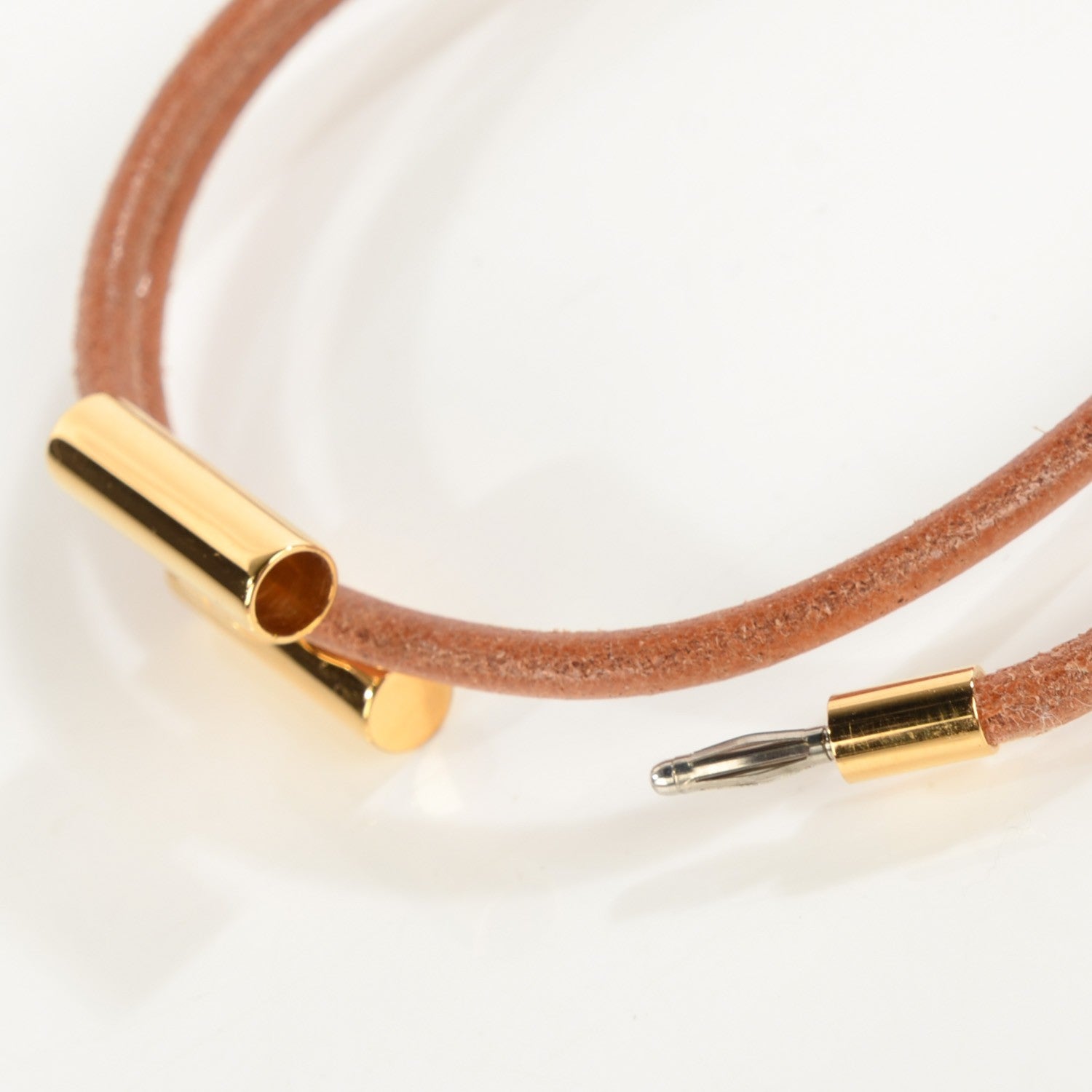 Hermes Natural Double Wrap Cord Tournis Bracelet 4 of 8