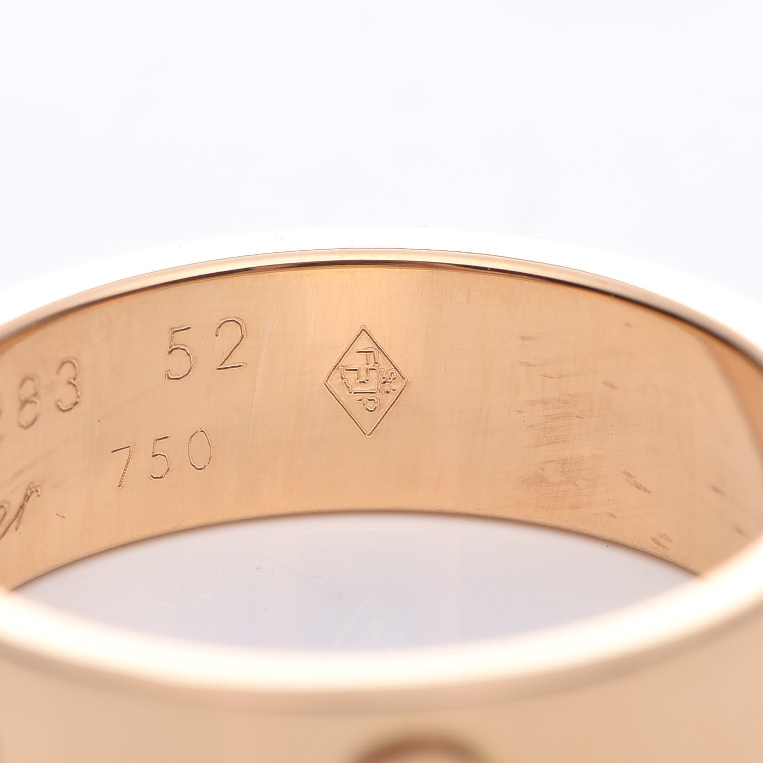 Cartier 18K Yellow Gold 5.5mm LOVE Ring 52 6 5 of 6