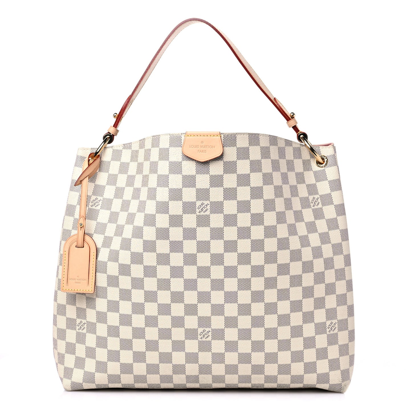 Damier Azur Graceful MM Rose Ballerine