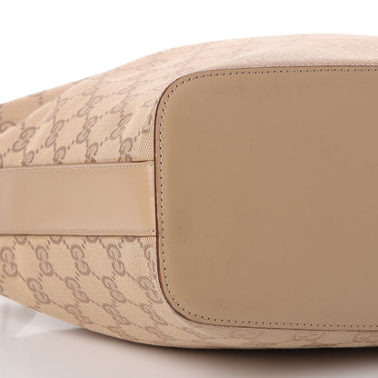 Gucci Monogram Medium Hobo Beige 10 of 11