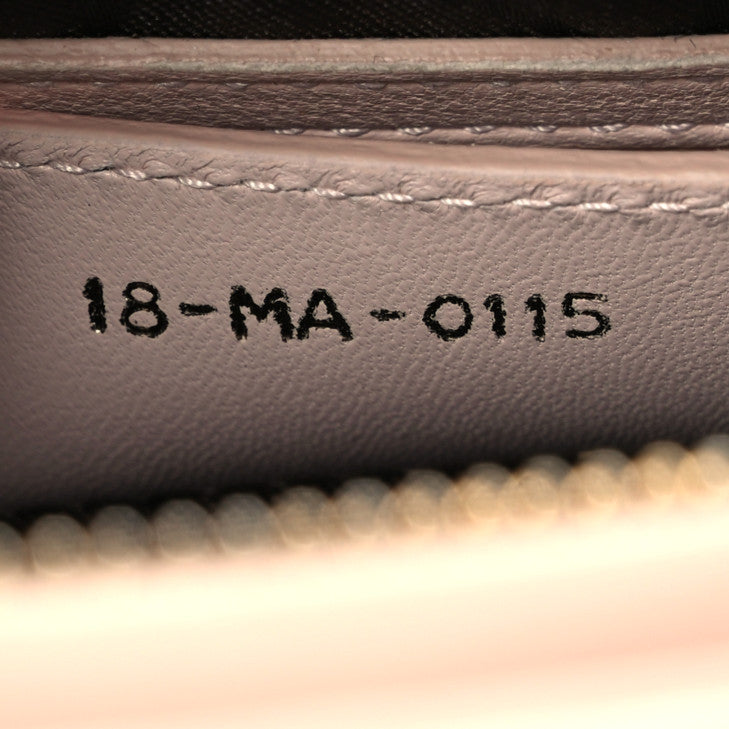 Lambskin Cannage Medium Lady Dior Light Pink